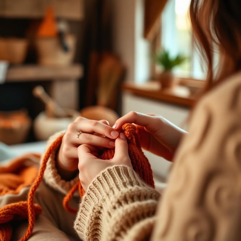 Dina, the crochet maker